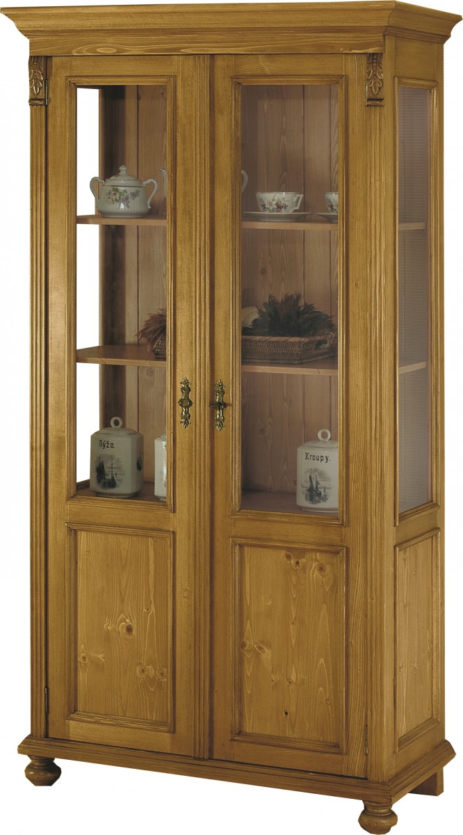 vitrine-vitrinenschrank-halbvitrine-schrank-fichte-massiv-antik-landhaus-1880 Vitrine Tegernsee